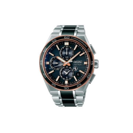 Reloj Seiko Astron SSH180J1. Género: Hombre. Material: Titanio. Tamaño: De 43mm a 46mm. Correa: Titanio. Color esfera: Azul. Estilo: Deportivo. Movimiento: Solar. Características técnicas: Hora y segundero,Cronógrafo,Calendario,Multifunción