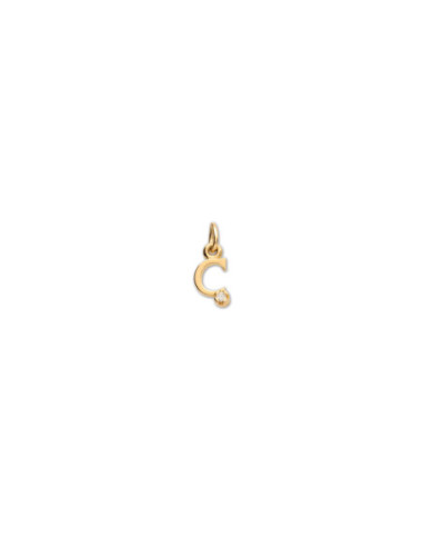 Colgante Inicial C Con Diamante