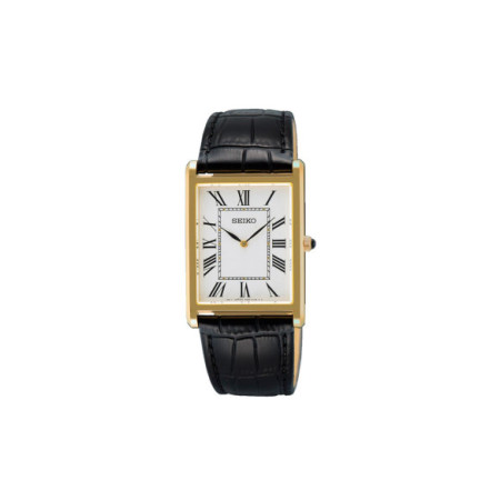 Reloj Seiko SWR104P1. Género: Mujer. Material: Acero. Tamaño: Menos de 32mm. Correa: Piel. Color esfera: Blanco. Estilo: Clásico. Movimiento: Cuarzo. Características técnicas: Hora y segundero