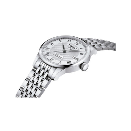 Reloj Tissot Le Locle Powermatic 80 T006.407.11.033.00. Género: Hombre. Material: Acero. Tamaño: De 39mm a 42mm. Correa: Acero. Color esfera: Plata. Estilo: Clásico. Movimiento: Automático. Características técnicas: Hora y segundero,Calendario