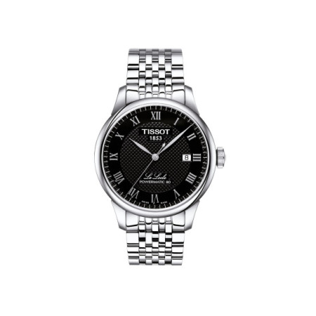 Reloj Tissot Le Locle Powermatic 80 T006.407.11.053.00. Género: Hombre. Material: Acero. Tamaño: De 39mm a 42mm. Correa: Acero. Color esfera: Negro. Estilo: Clásico. Movimiento: Automático. Características técnicas: Hora y segundero,Calendario,Reserva de marcha