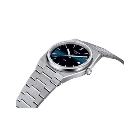Reloj Tissot PRX T137.410.11.041.00. Género: Hombre. Material: Acero. Tamaño: De 39mm a 42mm. Correa: Acero. Color esfera: Azul. Estilo: Clásico,Casual. Movimiento: Cuarzo. Características técnicas: Calendario,Hora y segundero