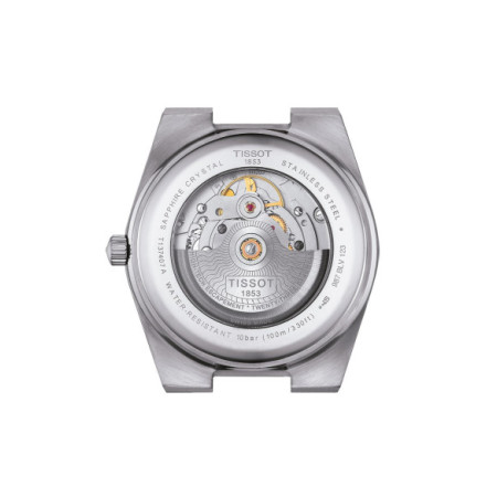 Reloj Tissot PRX Powermatic 80 T137.407.11.091.00. Género: Hombre. Material: Acero. Tamaño: De 39mm a 42mm. Correa: Acero. Color esfera: Verde. Estilo: Casual. Movimiento: Automático. Características técnicas: Hora y segundero,Calendario,Reserva de marcha