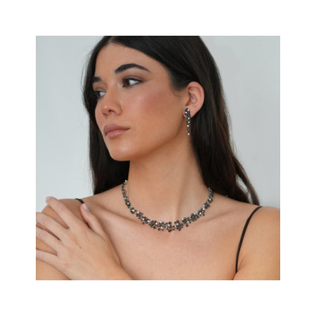 Pendientes Oro Blanco Y Diamantes. Género: Mujer. Material: Oro blanco. Piedras: Diamantes