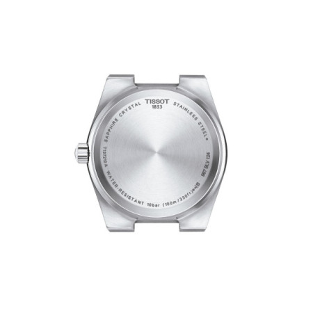 Reloj Tissot PRX 35 MM T137.210.11.081.00. Género: Mujer. Material: Acero. Tamaño: De 32mm a 38mm. Correa: Acero. Color esfera: Verde. Estilo: Casual. Movimiento: Cuarzo. Características técnicas: Hora y segundero,Calendario