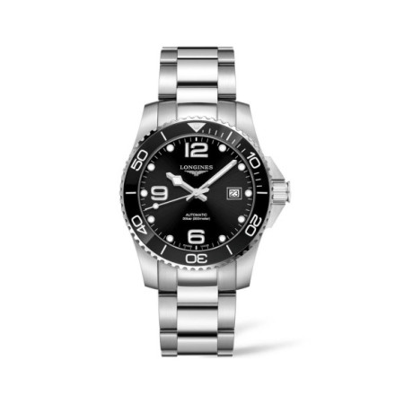 Reloj Longines Hydroconquest L3.781.4.56.6. Género: Hombre. Material: Acero. Tamaño: De 39mm a 42mm. Correa: Acero. Color esfera: Negro. Estilo: Casual. Movimiento: Automático. Características técnicas: Hora y segundero,Calendario,Reserva de marcha
