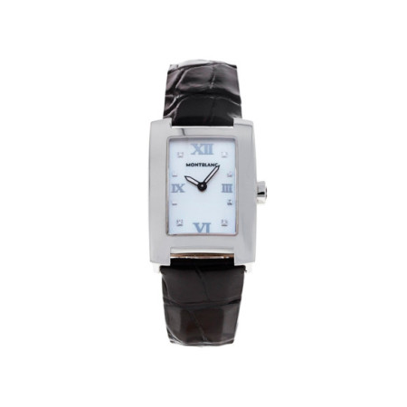 Reloj Montblanc Profile Elegance 36128. Género: Mujer. Material: Acero. Tamaño: De 32mm a 38mm. Correa: Piel. Color esfera: Nácar. Estilo: Casual,Cocktail,Clásico. Movimiento: Cuarzo. Características técnicas: Hora y segundero