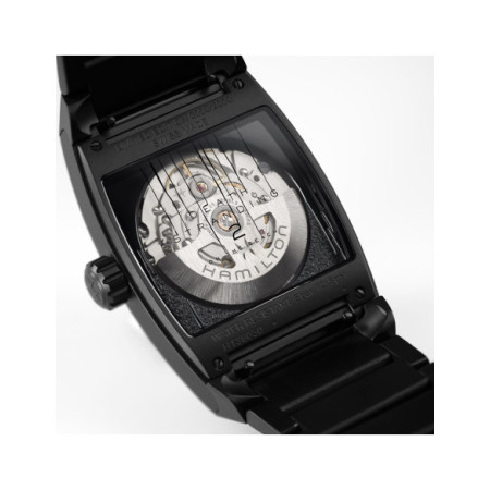 Reloj Hamilton American Classic Boulton Death Stranding 2 Limited Edition H13605130. Género: Hombre. Material: Titanio. Tamaño: De 32mm a 38mm. Correa: Titanio. Color esfera: Negro. Estilo: Casual. Movimiento: Automático. Características técnicas: Hora y segundero,Reserva de marcha