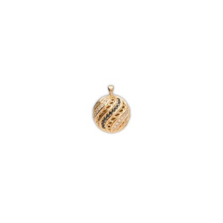 Colgante Oro Amarillo Y Diamantes. Género: Mujer. Material: Oro amarillo. Piedras: Diamantes