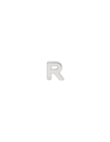Colgante Oro Blanco Inicial R