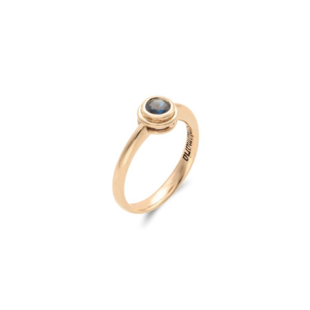 Anillo Oro Amarillo Y Zafiro. Género: Mujer. Material: Oro amarillo. Piedras: Zafiros