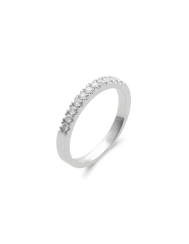 Anillo Oro Blanco Y Diamantes