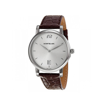 Reloj Montblanc Star Classique 108770. Género: Hombre,Mujer. Material: Acero. Tamaño: De 39mm a 42mm. Correa: Piel. Color esfera: Plata. Estilo: Clásico,Casual. Movimiento: Cuarzo. Características técnicas: Calendario,Hora y segundero