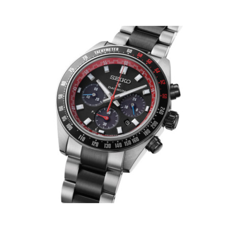 Reloj Seiko Prospex Speedtimer Limited Edition SSC957P1. Género: Hombre. Material: Acero. Tamaño: De 39mm a 42mm. Correa: Acero. Color esfera: Negro. Estilo: Deportivo. Movimiento: Solar. Características técnicas: Hora y segundero,Calendario,Cronógrafo