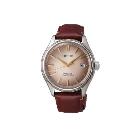 Reloj Seiko Presage Classic Series Edición Limitada SPB529J1. Género: Hombre. Material: Acero. Tamaño: De 39mm a 42mm. Correa: Piel. Color esfera: Dorada. Estilo: Clásico. Movimiento: Automático. Características técnicas: Calendario,Reserva de marcha,Hora y segundero