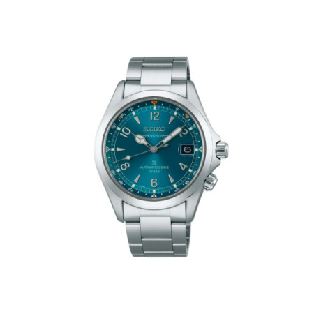 Reloj Seiko Prospex Alpinist SPB503J1. Género: Hombre. Material: Acero. Tamaño: De 39mm a 42mm. Correa: Acero. Color esfera: Azul. Estilo: Deportivo. Movimiento: Automático. Características técnicas: Calendario,Reserva de marcha,Hora y segundero