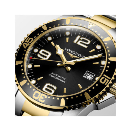 Reloj Longines Hydroconquest L3.742.3.56.7. Género: Hombre. Material: Acero. Tamaño: De 39mm a 42mm. Correa: Acero. Color esfera: Negro. Estilo: Deportivo,Casual. Movimiento: Automático. Características técnicas: Hora y segundero,Calendario,Reserva de marcha