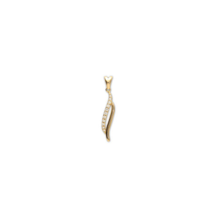 Colgante Oro Amarillo Y Diamantes. Género: Mujer. Material: Oro amarillo. Piedras: Diamantes