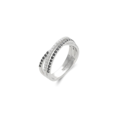 Anillo Oro Blanco Y Diamantes. Género: Mujer. Material: Oro blanco. Piedras: Diamantes