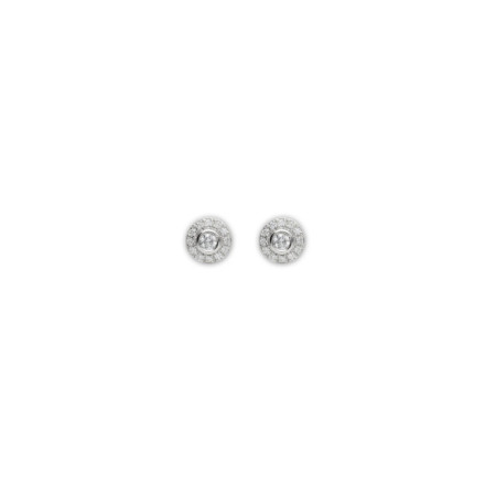 Pendientes Oro Blanco, Aguamarina Y Diamantes. Género: Mujer. Material: Oro blanco. Piedras: Diamantes,Aguamarinas