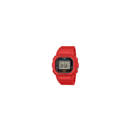 G-SHOCK Reloj de Anillo DWN-5600-4ER. Género: Hombre,Mujer. Material: Resina. Tamaño: Menos de 32mm. Correa: Resina. Color esfera: Rojo. Estilo: Deportivo. Movimiento: Cuarzo. Características técnicas: Digital
