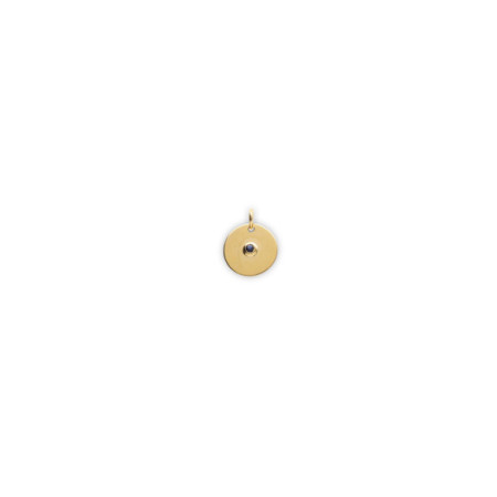 Colgante Oro Amarillo Y Zafiro. Género: Mujer. Material: Oro amarillo. Piedras: Zafiros