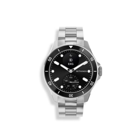 Reloj Withings ScanWatch Nova Negro. Género: Hombre. Material: Acero. Tamaño: De 39mm a 42mm. Correa: Acero. Color esfera: Negro. Estilo: Deportivo. Movimiento: Cuarzo. Características técnicas: Multifunción