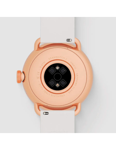 Reloj Withings ScanWatch 2 38 mm Arena Y Oro Rosa
