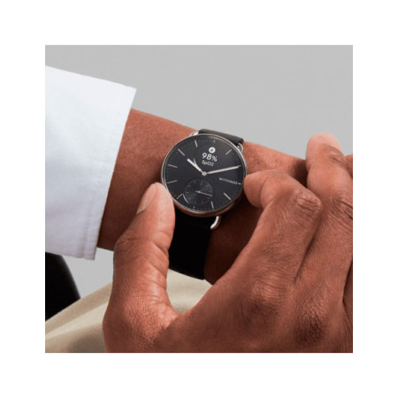 Reloj Withings ScanWatch 2 38 mm Negro. Género: Hombre,Mujer. Material: Acero. Tamaño: De 32mm a 38mm. Correa: Otros. Color esfera: Negro. Estilo: Deportivo. Movimiento: Cuarzo. Características técnicas: Multifunción