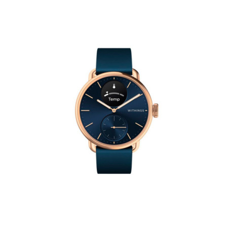 Reloj Withings ScanWatch 2 38 mm Azul. Género: Hombre,Mujer. Material: Acero. Tamaño: De 32mm a 38mm. Correa: Otros. Color esfera: Azul. Estilo: Deportivo. Movimiento: Cuarzo. Características técnicas: Multifunción