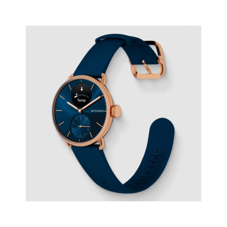 Reloj Withings ScanWatch 2 38 mm Azul. Género: Hombre,Mujer. Material: Acero. Tamaño: De 32mm a 38mm. Correa: Otros. Color esfera: Azul. Estilo: Deportivo. Movimiento: Cuarzo. Características técnicas: Multifunción