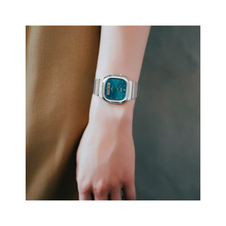 Reloj Casio Vintage Collection AQ-240E-3AEF. Género: Hombre,Mujer. Material: Resina. Tamaño: De 32mm a 38mm. Correa: Acero. Color esfera: Azul. Estilo: Casual. Movimiento: Cuarzo. Características técnicas: Digital,Solo hora