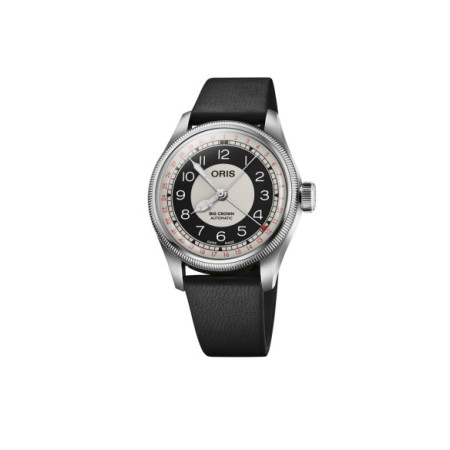 Reloj Oris Big Crown Pointer Date Bullseye 01 754 7779 4601-07 5 19 25. Género: Hombre,Mujer. Material: Acero. Tamaño: De 32mm a 38mm. Correa: Piel. Color esfera: Otros. Estilo: Casual. Movimiento: Automático. Características técnicas: Calendario,Hora y segundero,Reserva de marcha