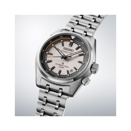 Reloj Seiko Prospex Speedtimer SPB513J1. Género: Hombre. Material: Acero. Tamaño: De 39mm a 42mm. Correa: Acero. Color esfera: Plata. Estilo: Deportivo. Movimiento: Automático. Características técnicas: Calendario,Reserva de marcha,Hora y segundero