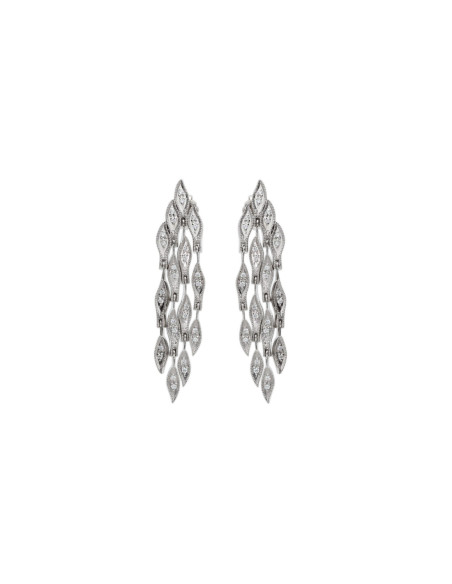 Pendientes Plata Y Circonitas