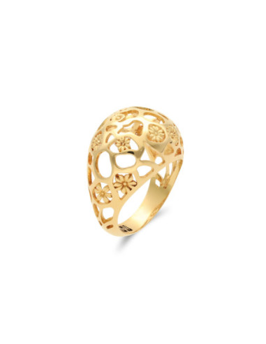 Anillo Oro Amarillo Calado