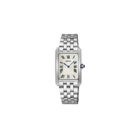 Reloj Seiko SWR083P1. Género: Mujer. Material: Acero. Tamaño: Menos de 32mm. Correa: Acero. Color esfera: Plata. Estilo: Clásico. Movimiento: Cuarzo. Características técnicas: Solo hora