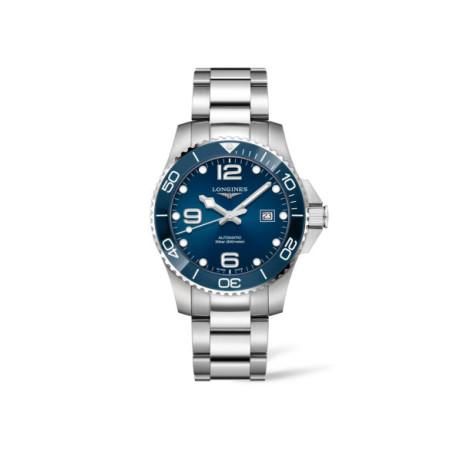 Reloj Longines HydroConquest L3.782.4.96.6. Género: Hombre. Material: Acero. Tamaño: De 43mm a 46mm. Correa: Acero. Color esfera: Azul. Estilo: Deportivo. Movimiento: Automático. Características técnicas: Hora y segundero,Calendario