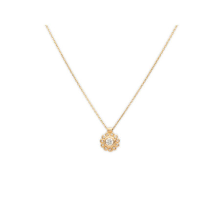 Cadena-Colgante Oro Amarillo Y Diamantes. Género: Mujer. Material: Oro amarillo. Piedras: Diamantes