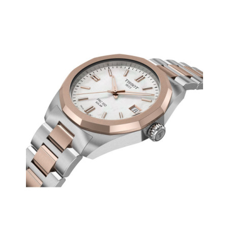 Reloj Tissot PRC 100 Solar 34mm T151.822.22.111.00. Género: Mujer. Material: Acero. Tamaño: De 32mm a 38mm. Correa: Acero. Color esfera: Nácar. Estilo: Clásico. Movimiento: Solar. Características técnicas: Calendario,Hora y segundero