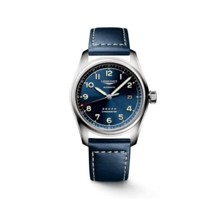 Reloj Longines Spirit L3.810.4.93.0. Género: Hombre. Material: Acero. Tamaño: De 39mm a 42mm. Correa: Piel. Color esfera: Azul. Estilo: Casual. Movimiento: Automático. Características técnicas: Hora y segundero,Calendario