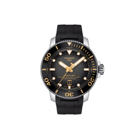 Reloj Tissot Seastar 2000 Profesional Powermatic 80 T120.607.17.441.01. Género: Hombre. Material: Acero. Tamaño: De 43mm a 46mm. Correa: Caucho. Color esfera: Gris. Estilo: Casual,Deportivo. Movimiento: Automático. Características técnicas: Hora y segundero,Calendario,Reserva de marcha