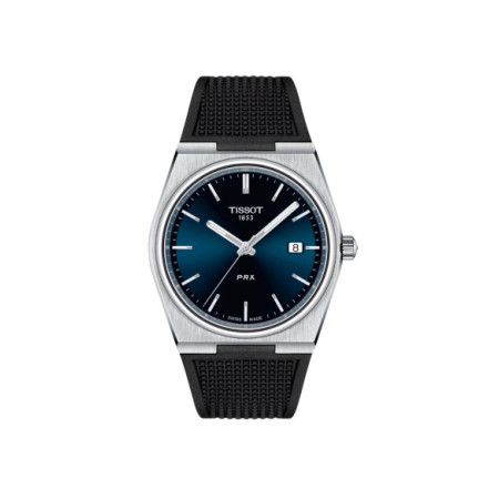 Reloj Tissot PRX T137.410.17.041.00. Género: Hombre. Material: Acero. Tamaño: De 39mm a 42mm. Correa: Caucho. Color esfera: Azul. Estilo: Casual. Movimiento: Cuarzo. Características técnicas: Hora y segundero,Calendario