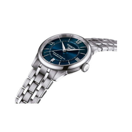 Reloj Tissot Chemin Des Tourelles Powermatic 80 T139.207.11.048.00. Género: Mujer. Material: Acero. Tamaño: De 32mm a 38mm. Correa: Acero. Color esfera: Azul. Estilo: Clásico,Cocktail. Movimiento: Automático. Características técnicas: Hora y segundero,Calendario,Reserva de marcha