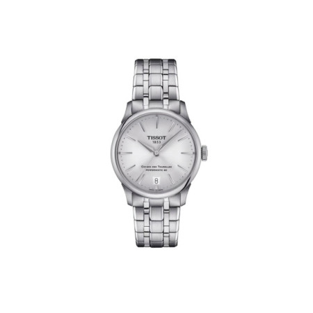 Reloj Tissot Chemin Des Tourelles Powermatic 80 T139.207.11.031.00. Género: Mujer. Material: Acero. Tamaño: De 32mm a 38mm. Correa: Acero. Color esfera: Plata. Estilo: Clásico,Cocktail. Movimiento: Automático. Características técnicas: Hora y segundero,Calendario,Reserva de marcha