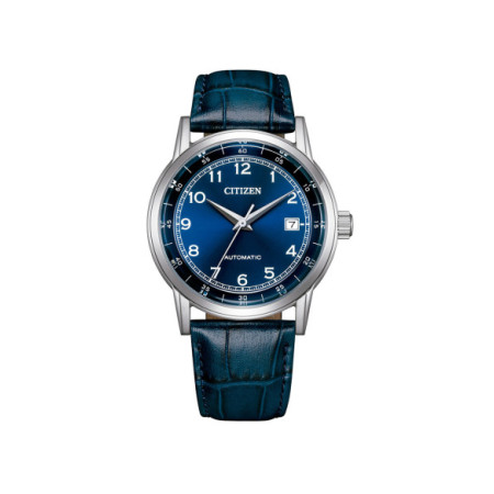 Reloj Citizen Automatic Classic NJ0210-13L. Género: Hombre. Material: Acero. Tamaño: De 39mm a 42mm. Correa: Piel. Color esfera: Azul. Estilo: Clásico. Movimiento: Automático. Características técnicas: Calendario,Hora y segundero,Reserva de marcha