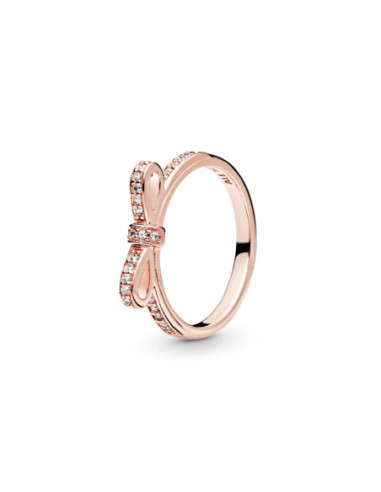 Anillo Pandora Rose Lazo Deslumbrante 180906CZ