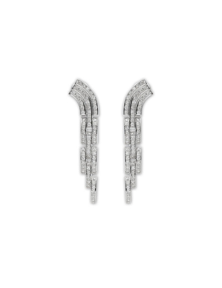 Pendientes Oro Blanco Y Diamantes