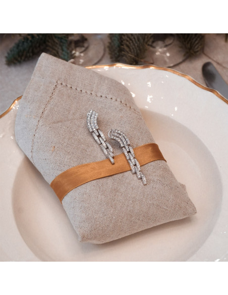 Pendientes Oro Blanco Y Diamantes