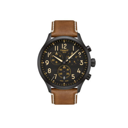 Reloj Tissot Chrono XL 45mm T116.617.36.052.03. Género: Hombre. Material: Acero. Tamaño: De 43mm a 46mm. Correa: Piel. Color esfera: Negro. Estilo: Deportivo. Movimiento: Cuarzo. Características técnicas: Calendario,Hora y segundero,Cronógrafo